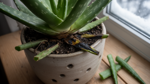 Aloe Vera Dropping Leaves: The Winter Watering Mistake