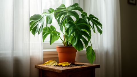 Monstera Dropping Leaves: The Light Overload Problem