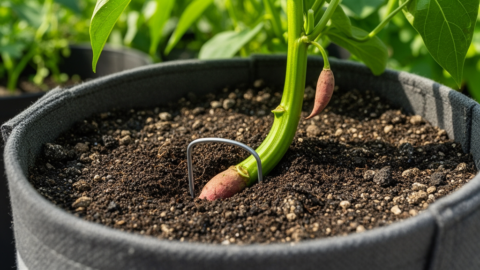 Sweet Potato Vine: The Pinning Technique for Tubers