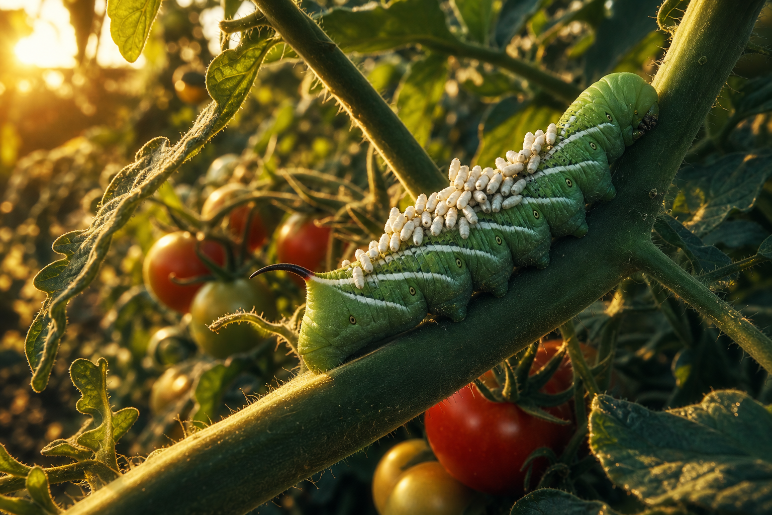 Tomato Hornworm Has a Secret Weapon Against You