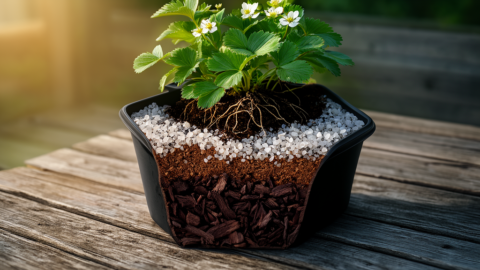 Why Your Container Potting Mix Is Killing Strawberries (And What to Use Instead)