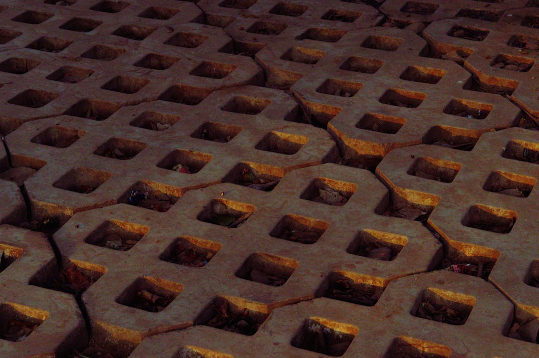 A cross-section diagram of a paver path showing the 3:2:1 hardscape ratio layers